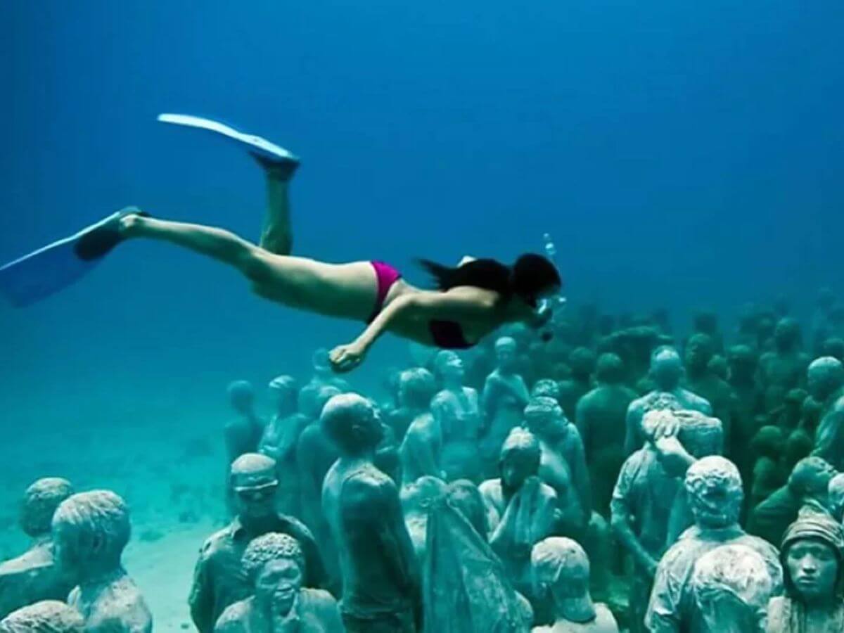 MUSA Underwater museum in Cancun