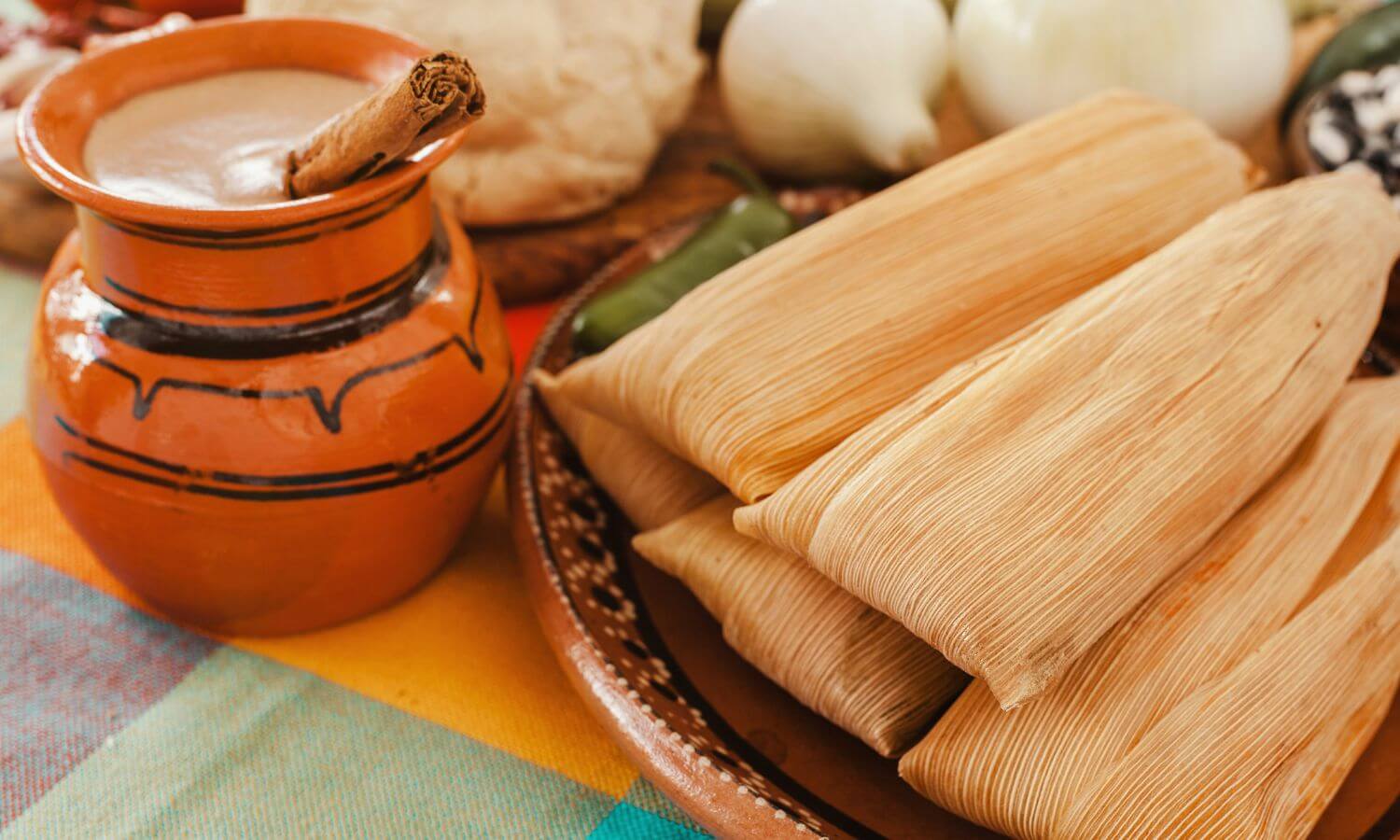Mexican Hot Chocolate and Tamales