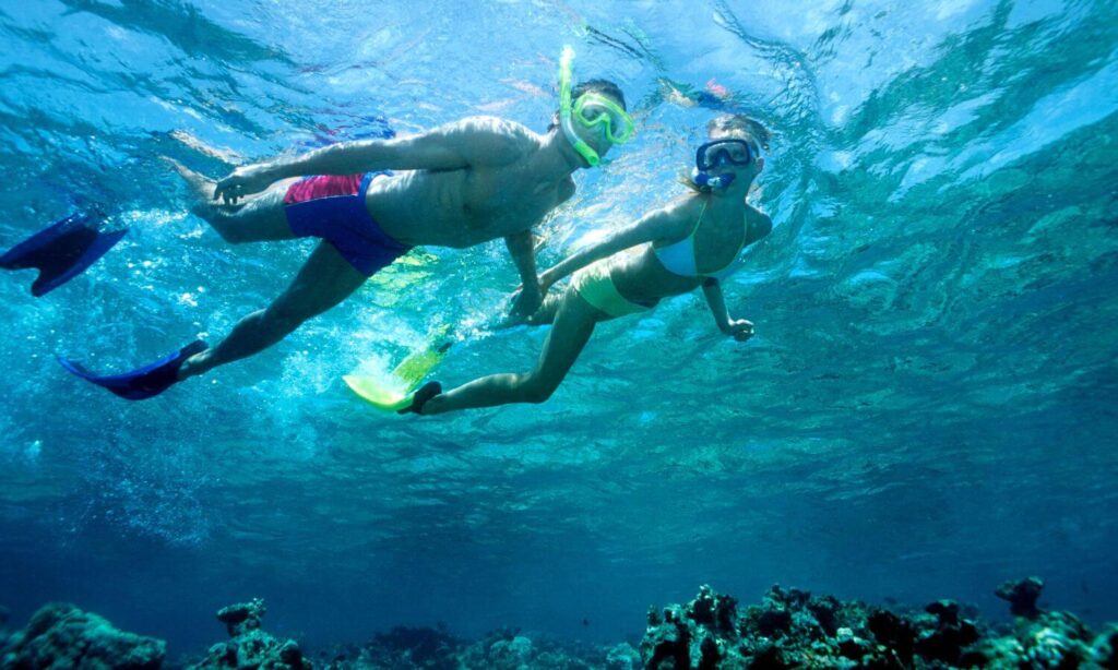 Snorkeling on cozumel