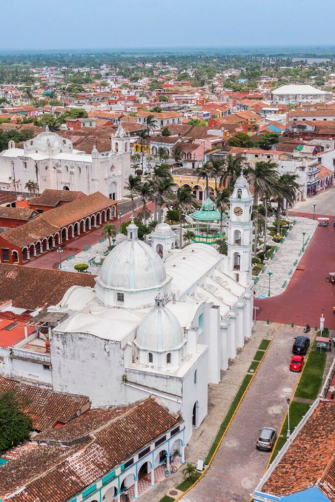 The cathedral in Tlacotalpan Veracruz