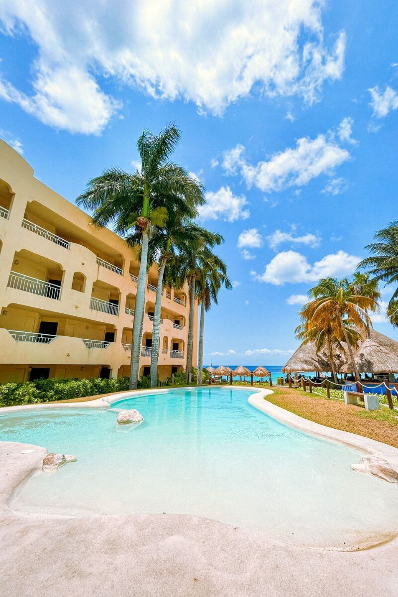 The pool at Hotel Playa Azul, Cozumel