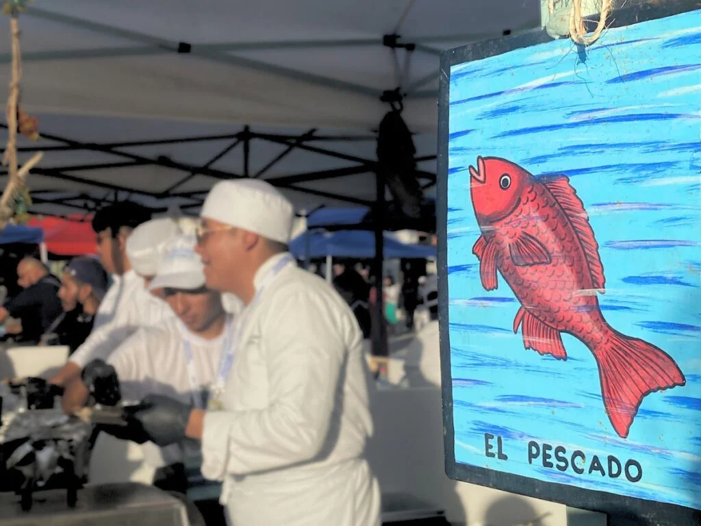 Festival Gastronomico Del Caribe - The 3Rd Annual Mexican Caribbean Gastronomic Festival In Puerto Morelos 40 El pescado's stand at the mexican caribbean food festival in puerto morelos.