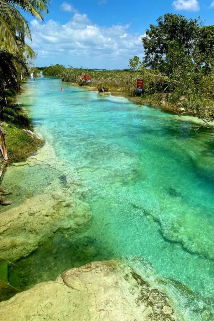 Floating Through Paradise: An Afternoon At Los Rapidos Bacalar 7 The canal of los rapidos bacalar