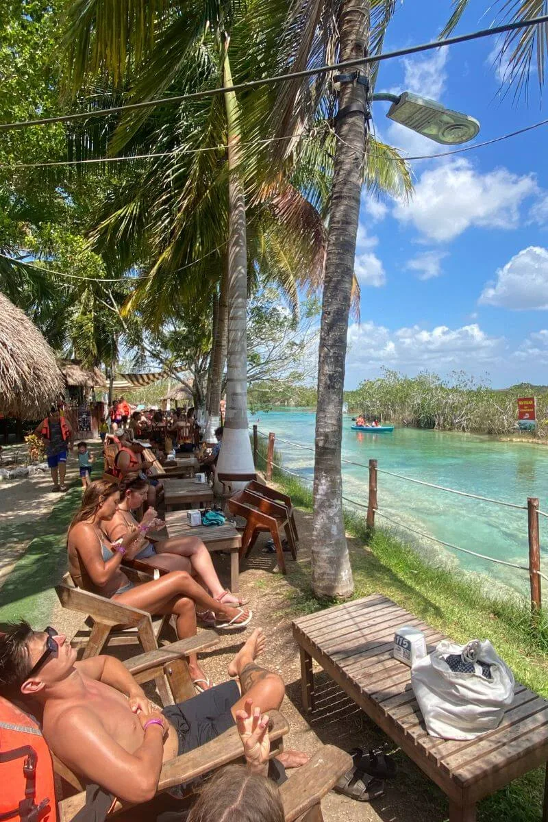 Los Rapidos Bacalar (7) Seating areas at los rapidos bacalar